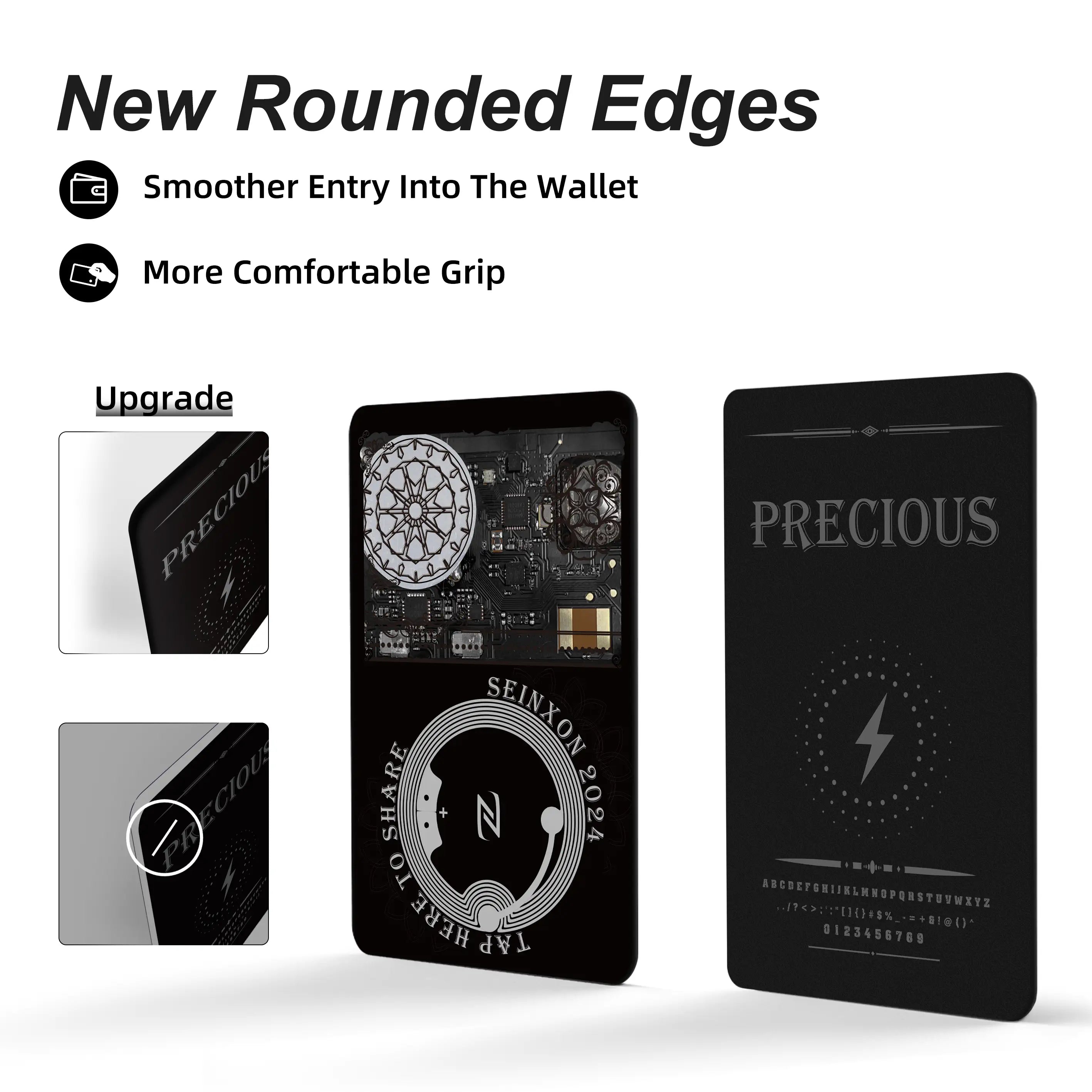 🔥🔥Seinxon Wallet Finder - Precious (NFC Business Card & Wireless Charging)